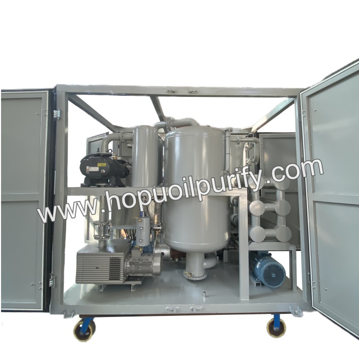 Fully Enclosure Type Double-stage High Vacuum Transformer Oil Dehydrator.JPG
